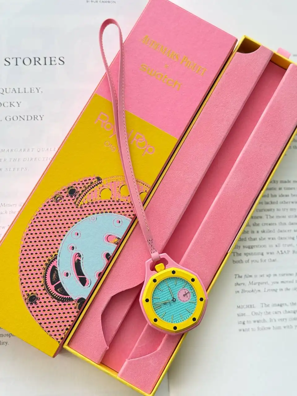 ETC Swatch x AP Royal Pop OTG ROZ Pink - Yellow