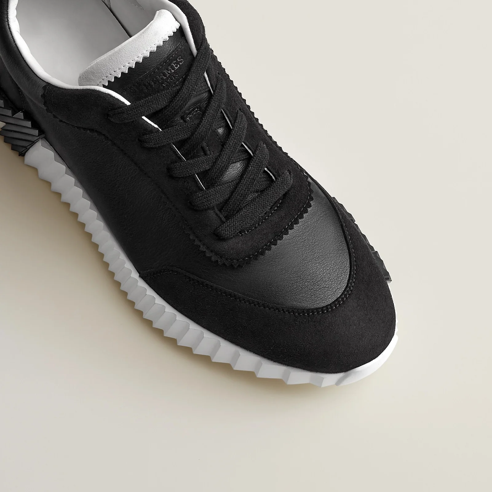 Hermes Bouncing Sneaker All Black Leather - photo 5