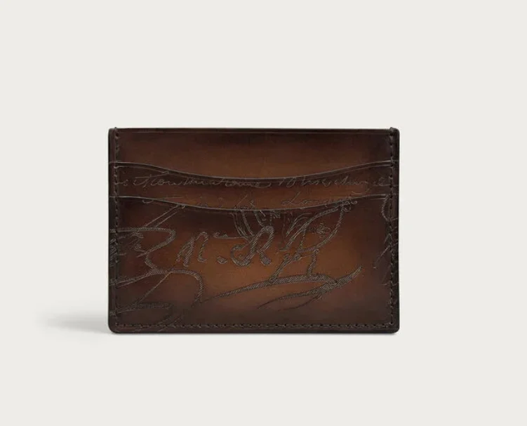 Berluti Berluti Bambou Card Holder Cacao Intenso