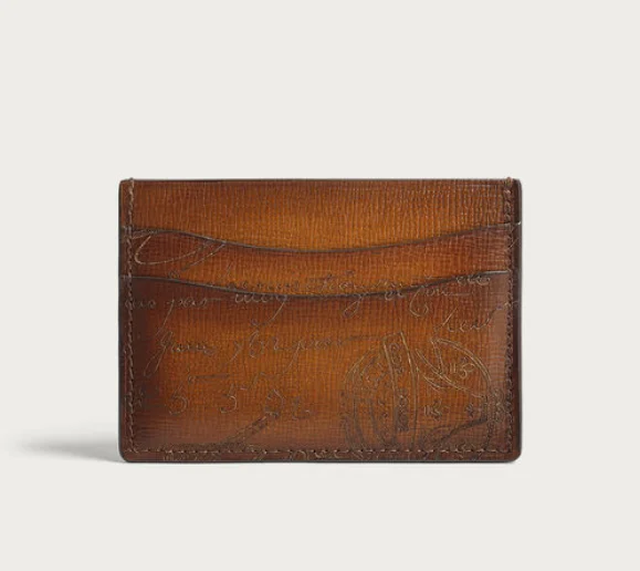 Berluti Berluti Bambou Gradiant Card Holder Fiamma