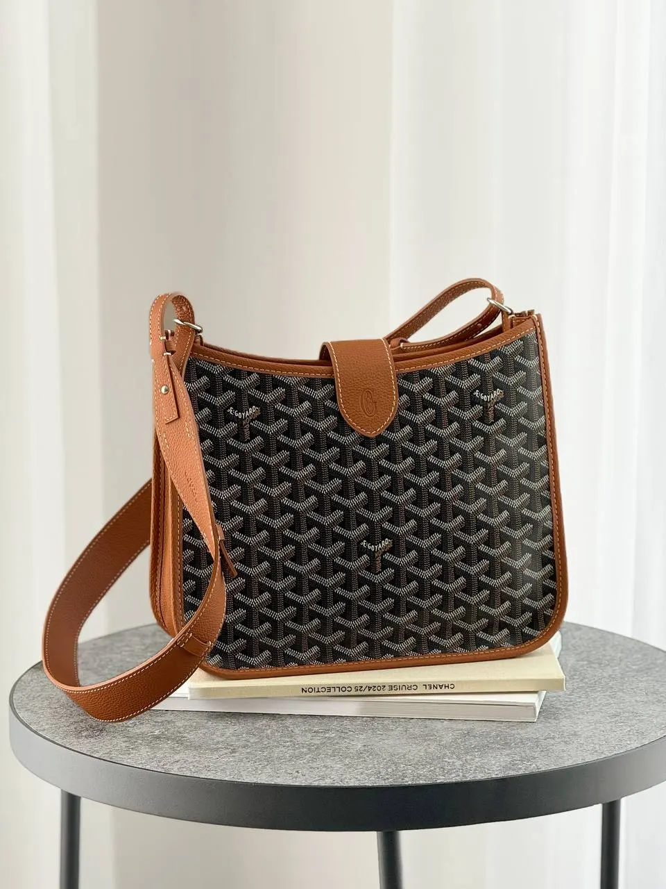 GOYARD Goyard Musette Bag Black Tan