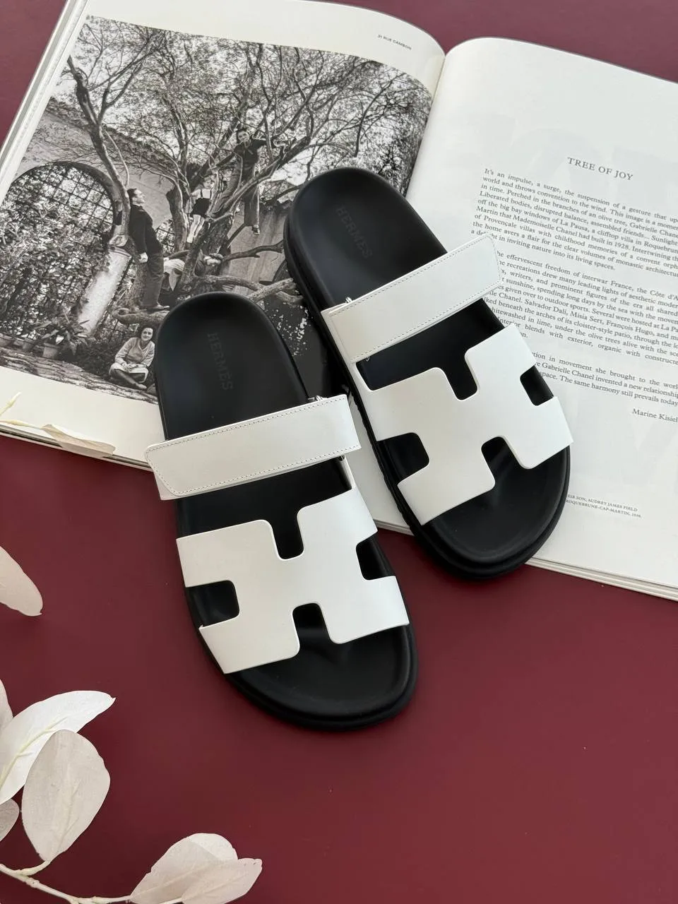 Hermes Chypre Sandal White - photo 1