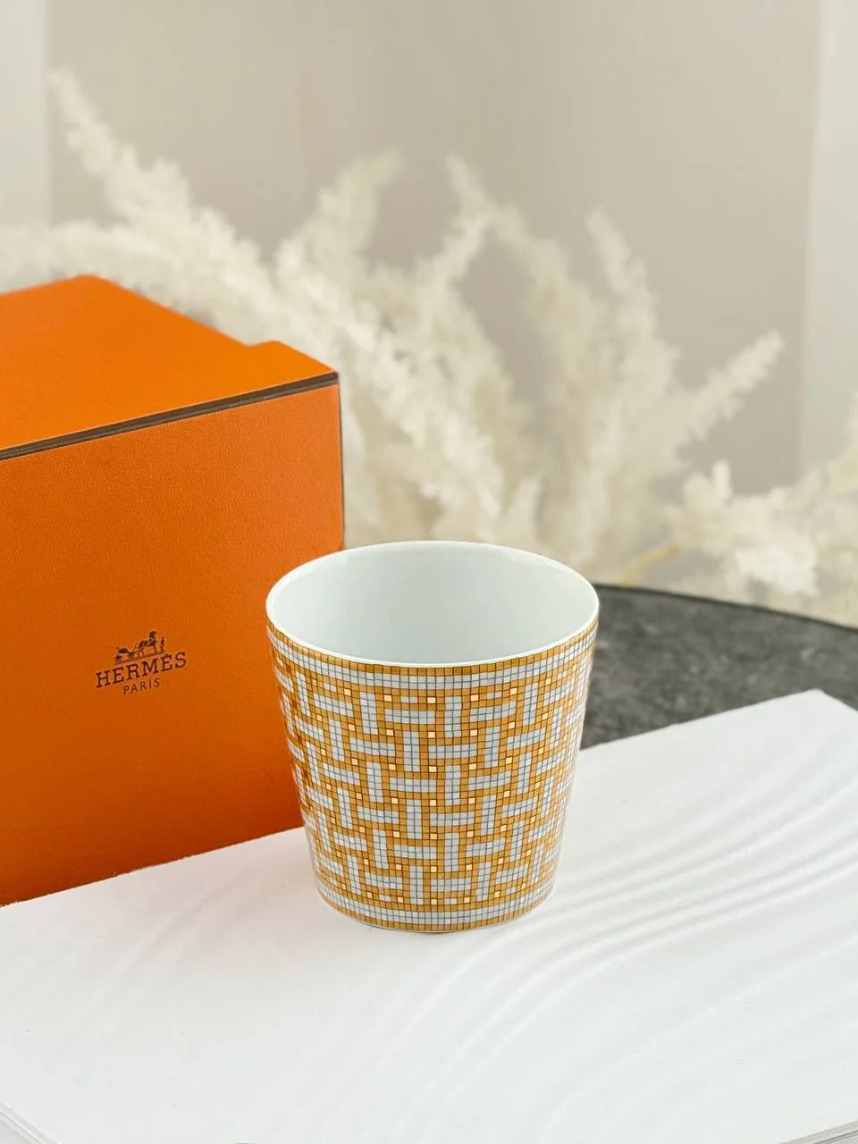 Hermes Hermes Mosaique au 24 Gold Tumbler / Cup