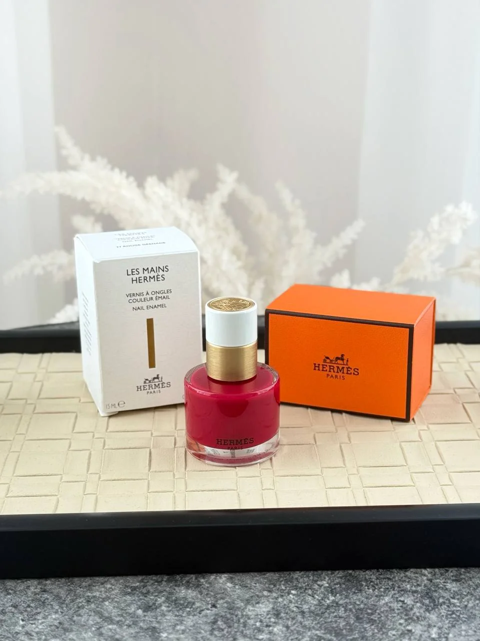 Hermes Nail Polish - 77 Rouge Grenade 