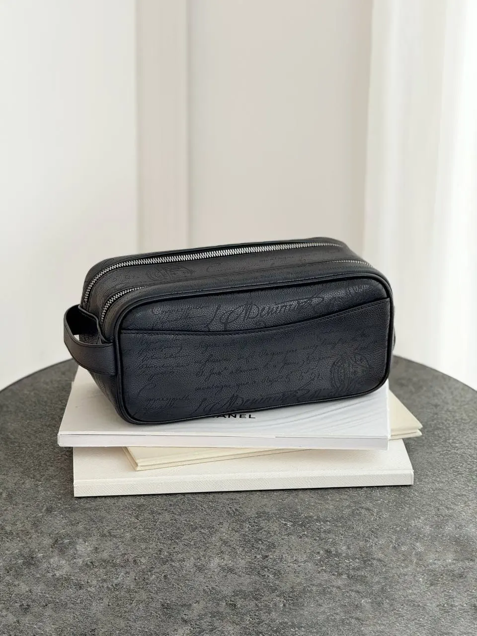 Berluti Berluti Formula 1003 Zipped Pouch Nero Grigio