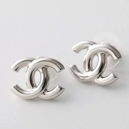 Chanel Puffy CC Silver Earrings - photo 3