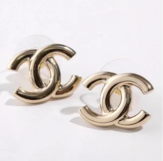Chanel Puffy CC Gold Earrings - photo 3