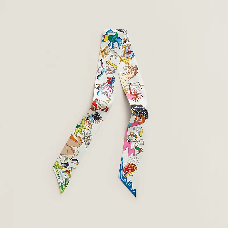 Hermes Hermes Academia Hippica Twilly Blanc / Jaune / Multicolore