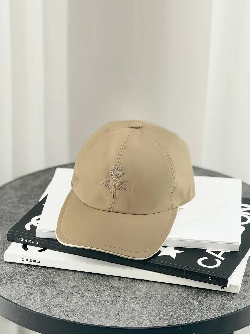 Loro Piana Loro Piana Baseball Cap Light Woodsmoke / Ivory