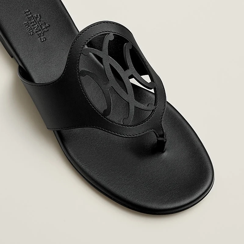 Hermes Mage Sandal Noir Black - photo 4