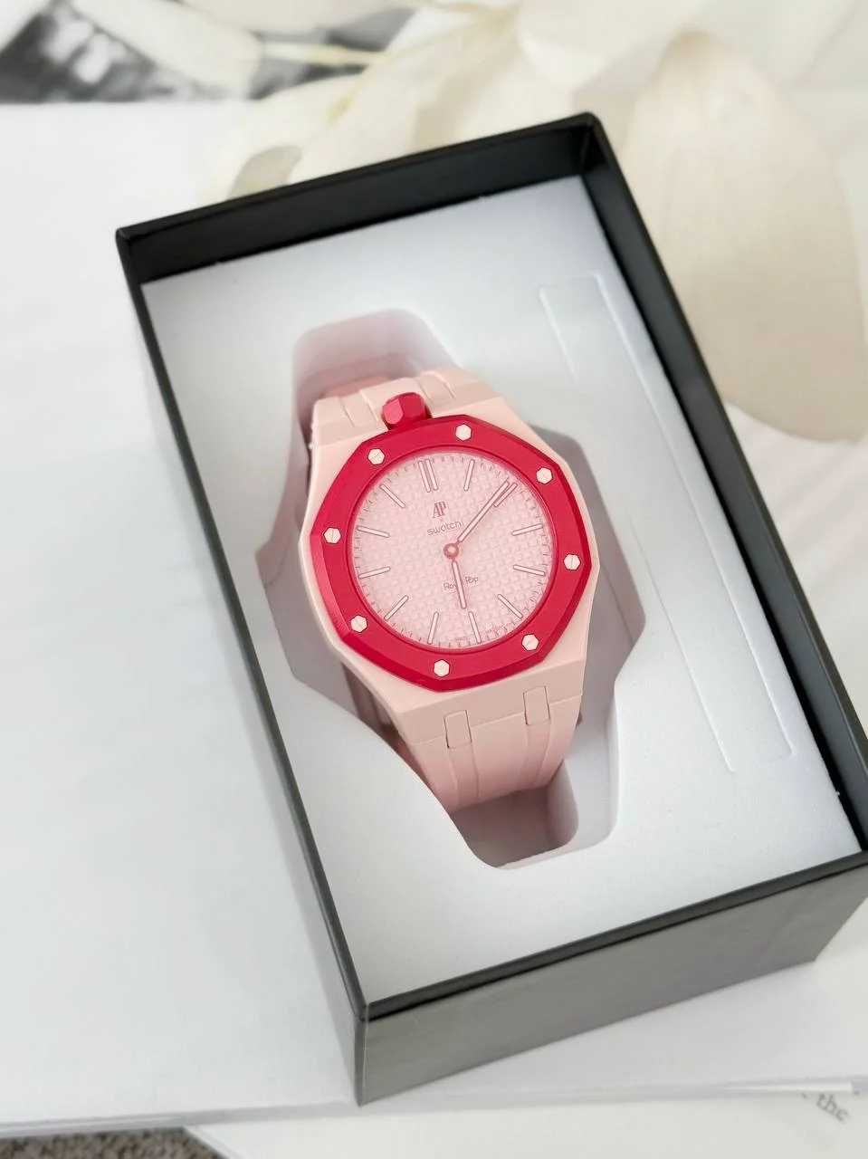 ETC Swatch x AP Royal Pop Strap Pink