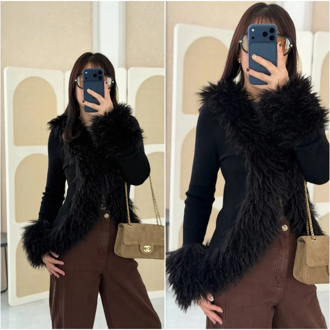 Aje AJE Province Cardigan Black