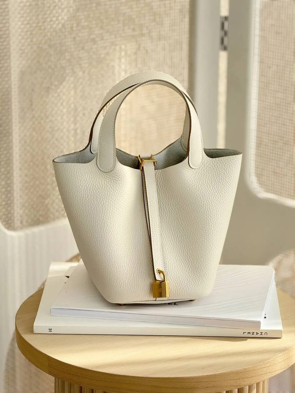 Hermes Hermes Picotin 18 / Pico18 Craie GHW