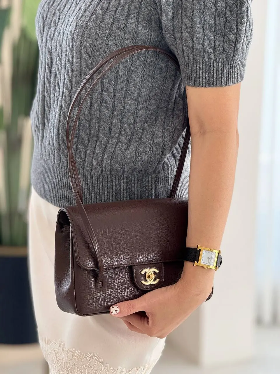 Chanel C26 Preppy Coco Small Brown GHW - photo 3