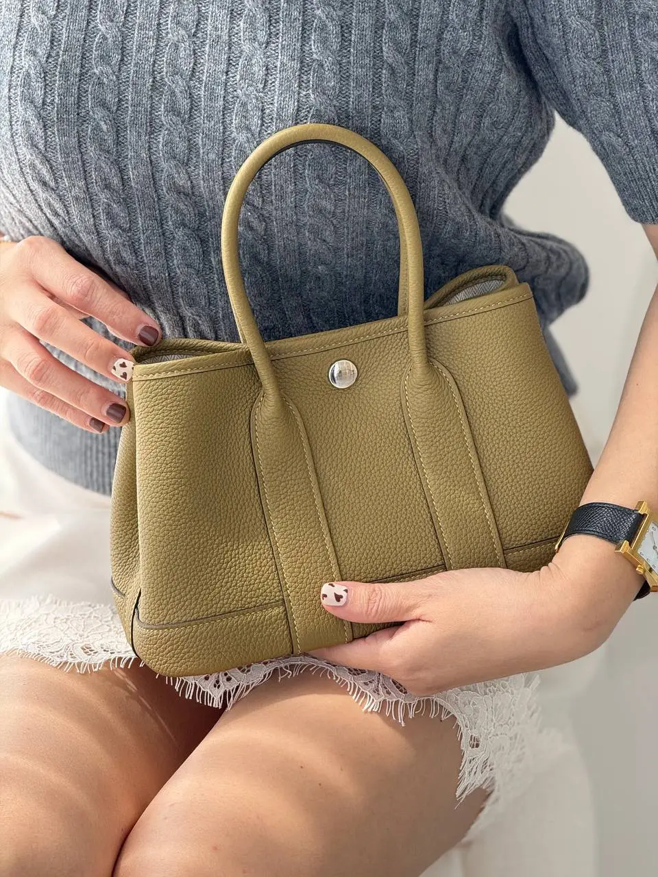 Hermes Mini Garden Party / GP23 Dune - photo 4