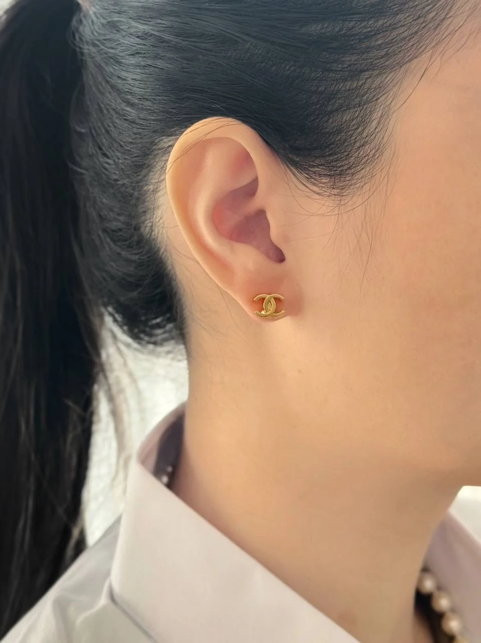 Chanel Timeless CC Gold Earrings - photo 2