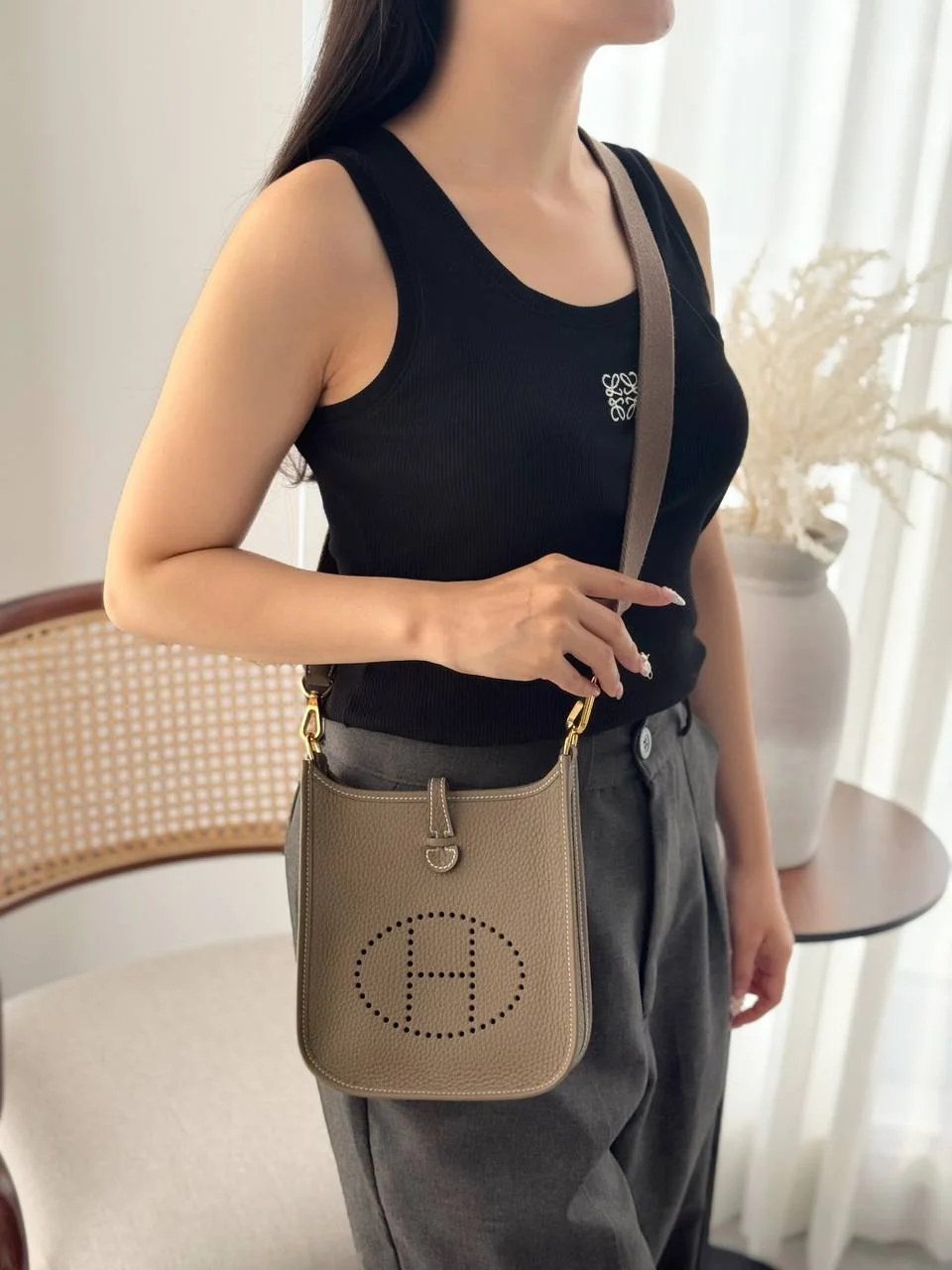 Hermes Evelyne 23 Etoupe GHW - photo 3