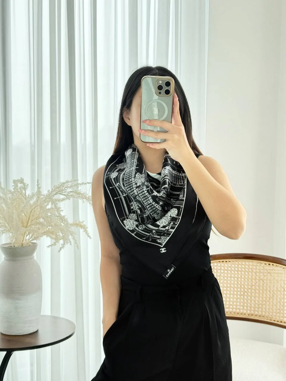 Chanel Scarf City Black - photo 3
