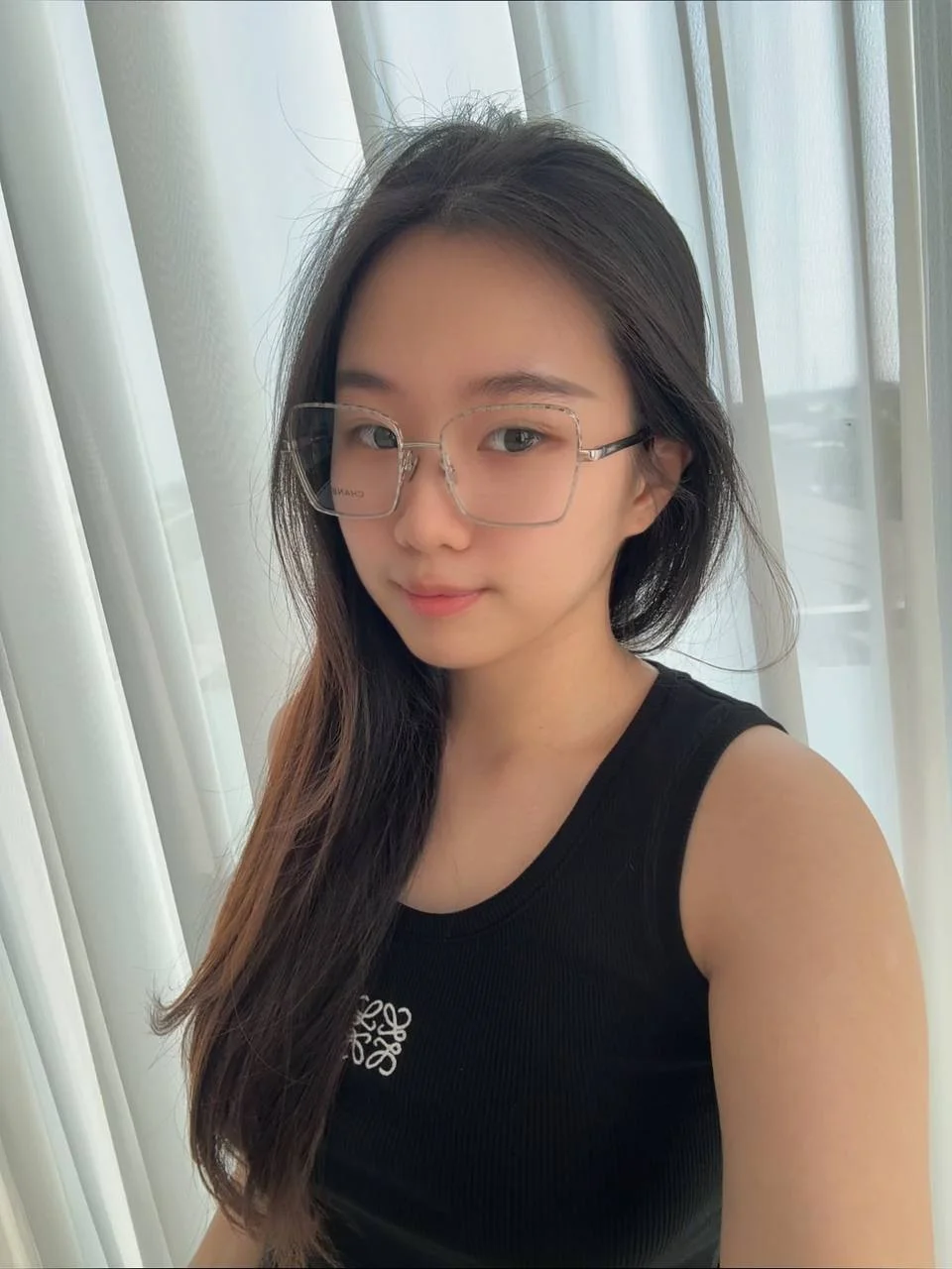 Chanel Square Eyeglasses Frame Metal Silver With Clear Lenses - photo 4