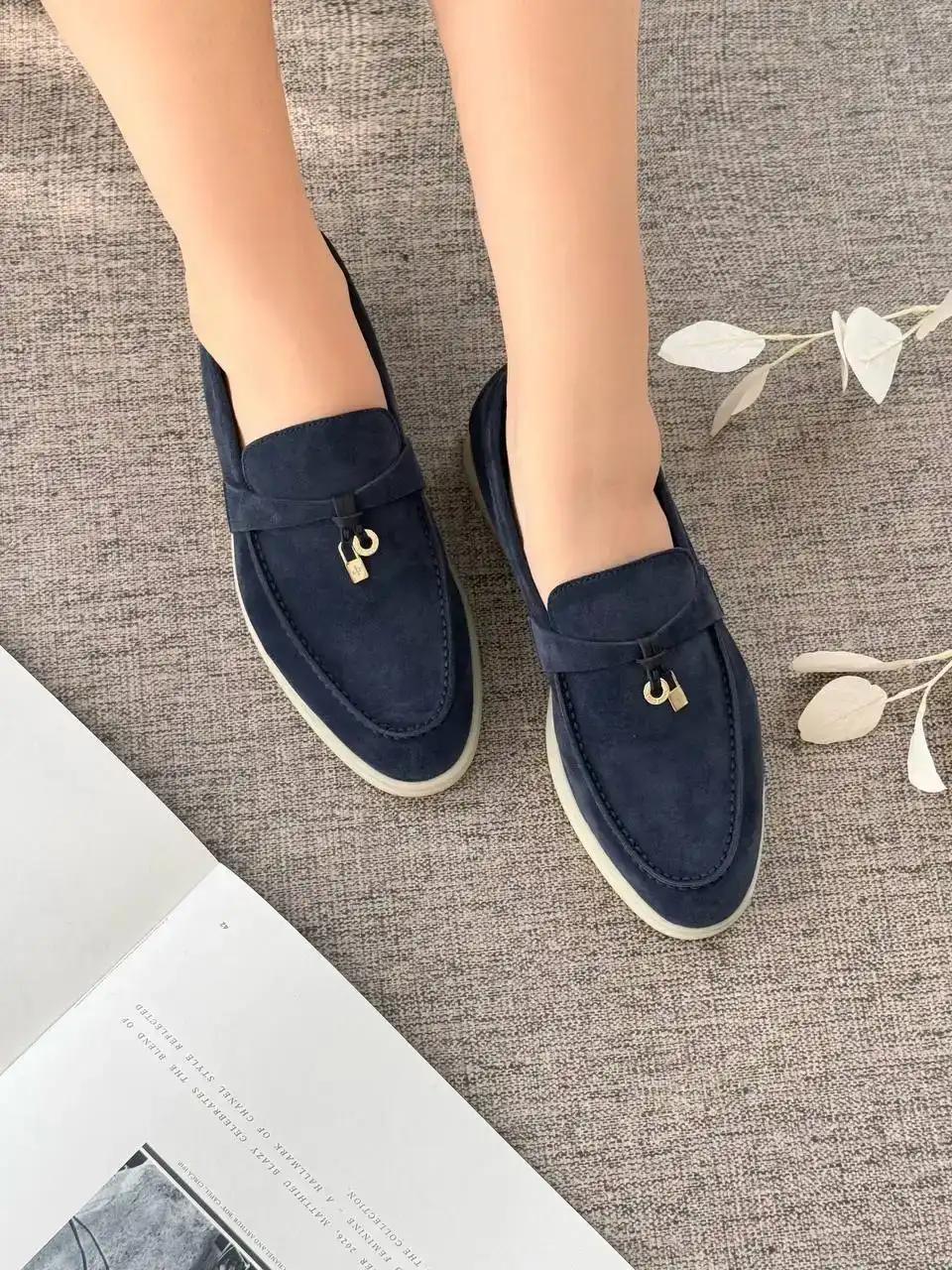 Loro Piana Summer Charm Walk Argo Blue Melange LGHW - photo 2