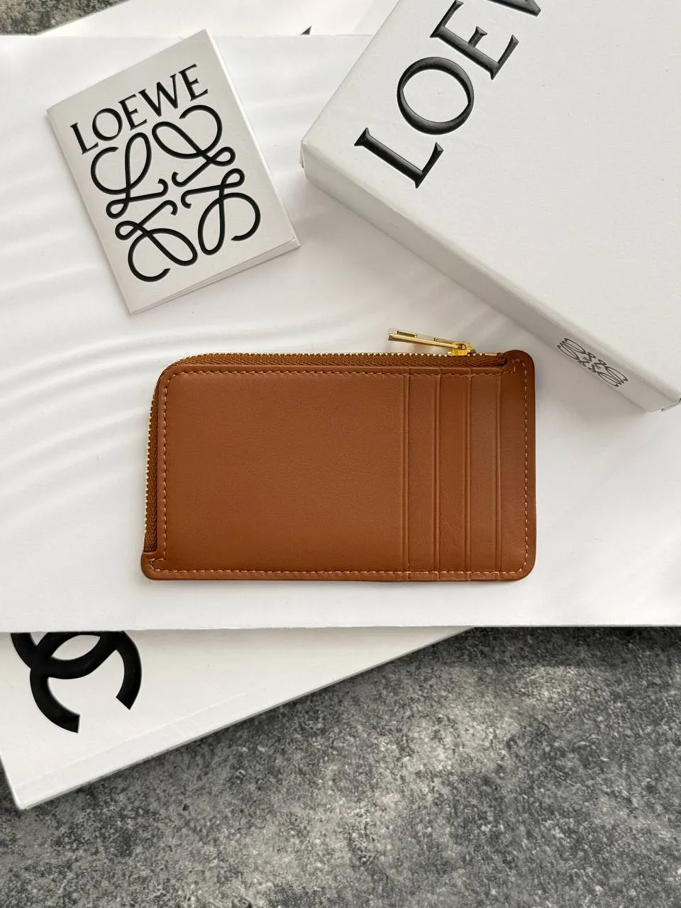 LOEWE Loewe Leather Landscape Coin Card Holder
