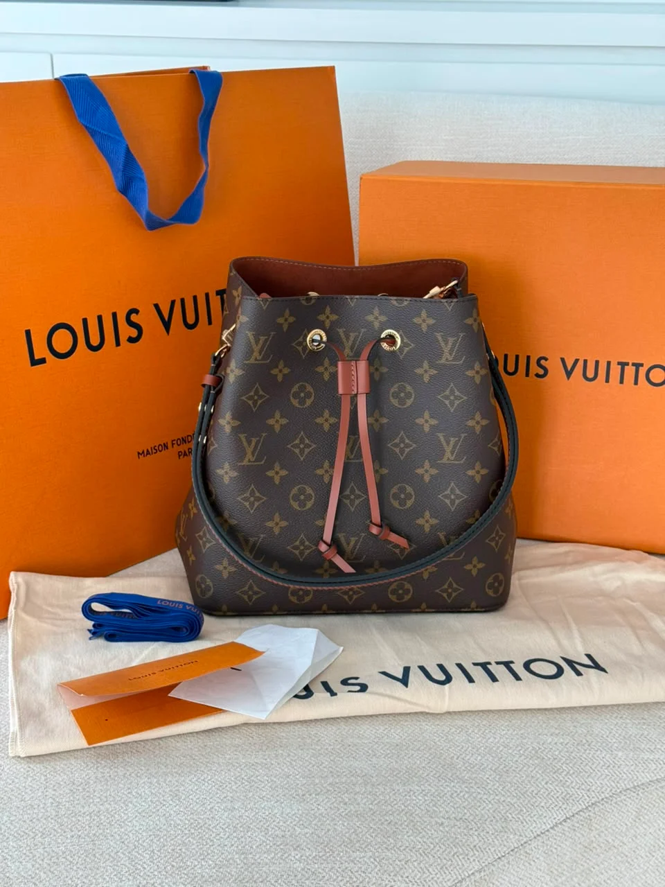 Preloved LV NeoNoe MM Monogram Caramel - photo 3