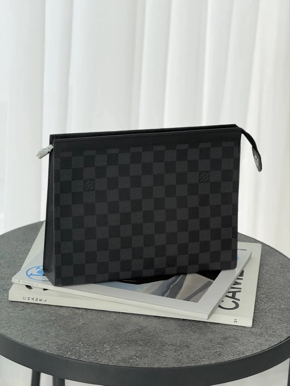 Louis Vuitton LV Pochette Voyage MM Damier Graphite