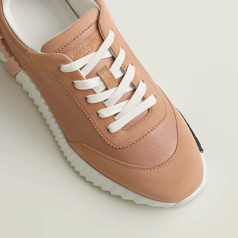 Hermes Bouncing Sneaker Leather Beige Perlino - photo 6