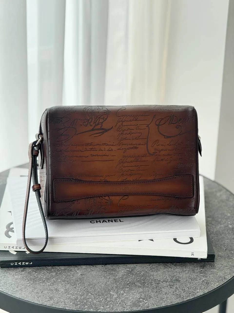 Berluti Berluti Clutch Rosewood Cacao Intenso
