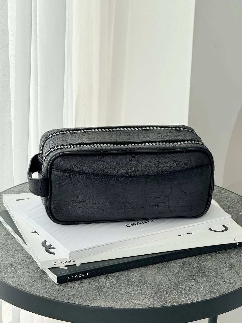 Berluti Berluti Formula 1003 Zipped Pouch Nero Grigio