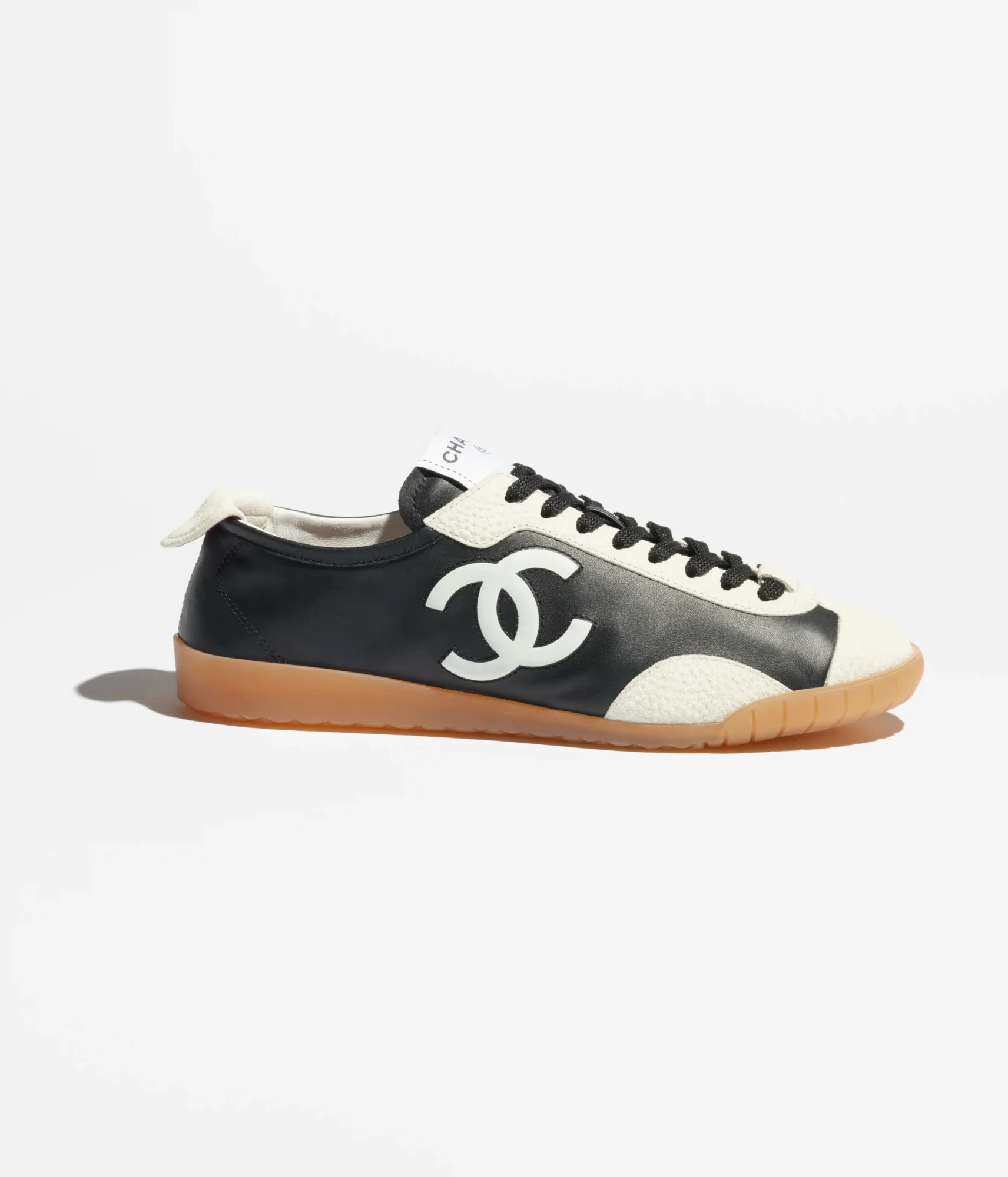 Chanel CC Logo Sneakers Black White - photo 7