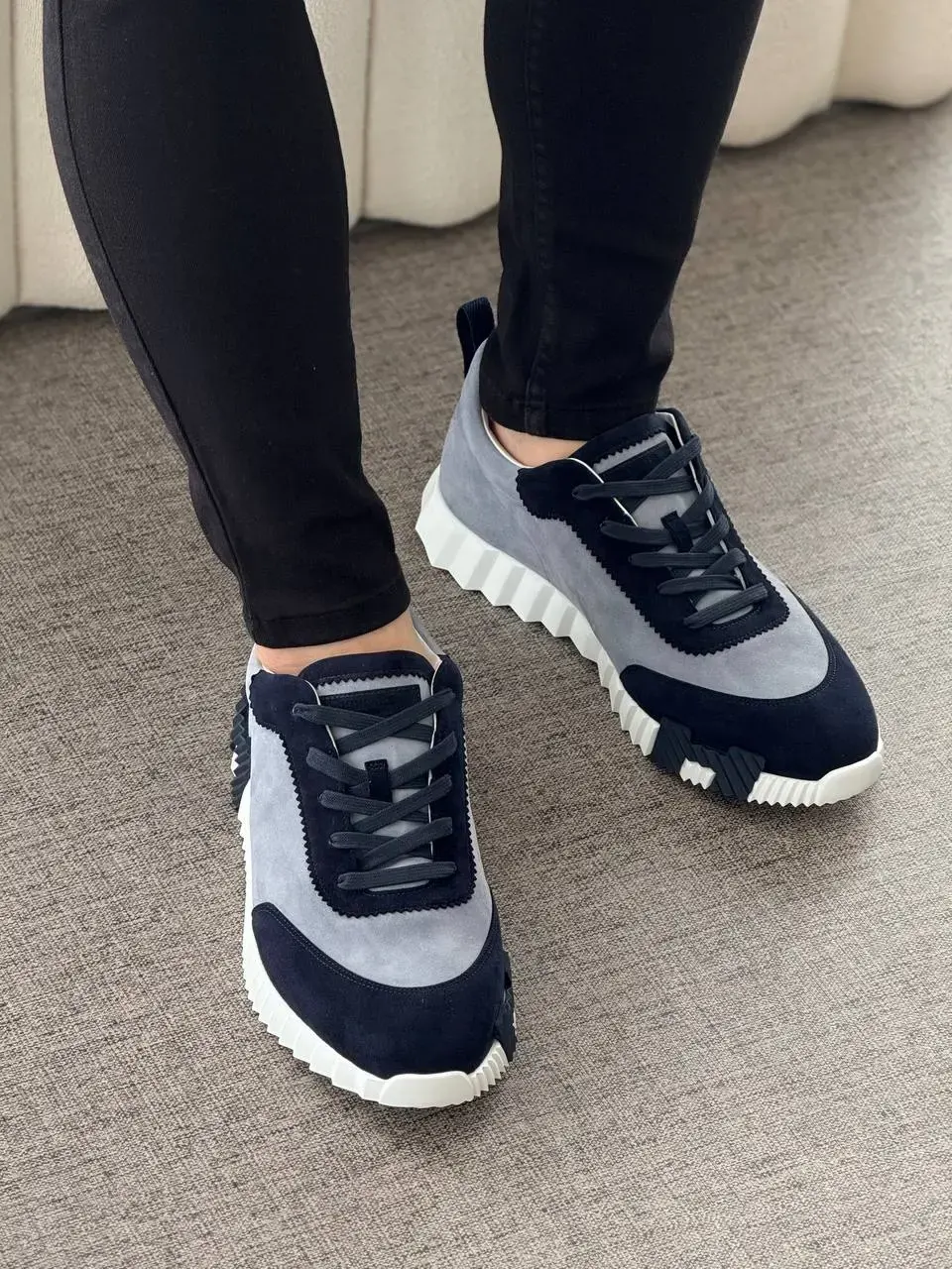 Hermes Hermes Bouncing Sneakers Bleu Galet / Marine