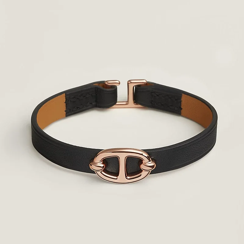 Hermes Mini Thalassa Bracelet Noir / Black RGHW - photo 3