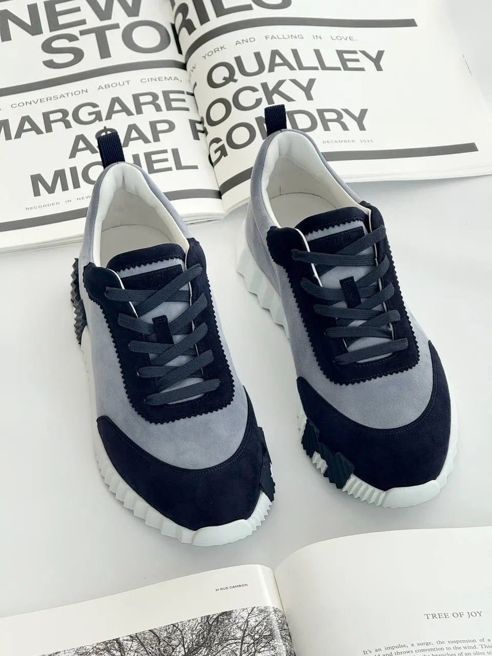 Hermes Hermes Bouncing Sneakers Bleu Galet / Marine