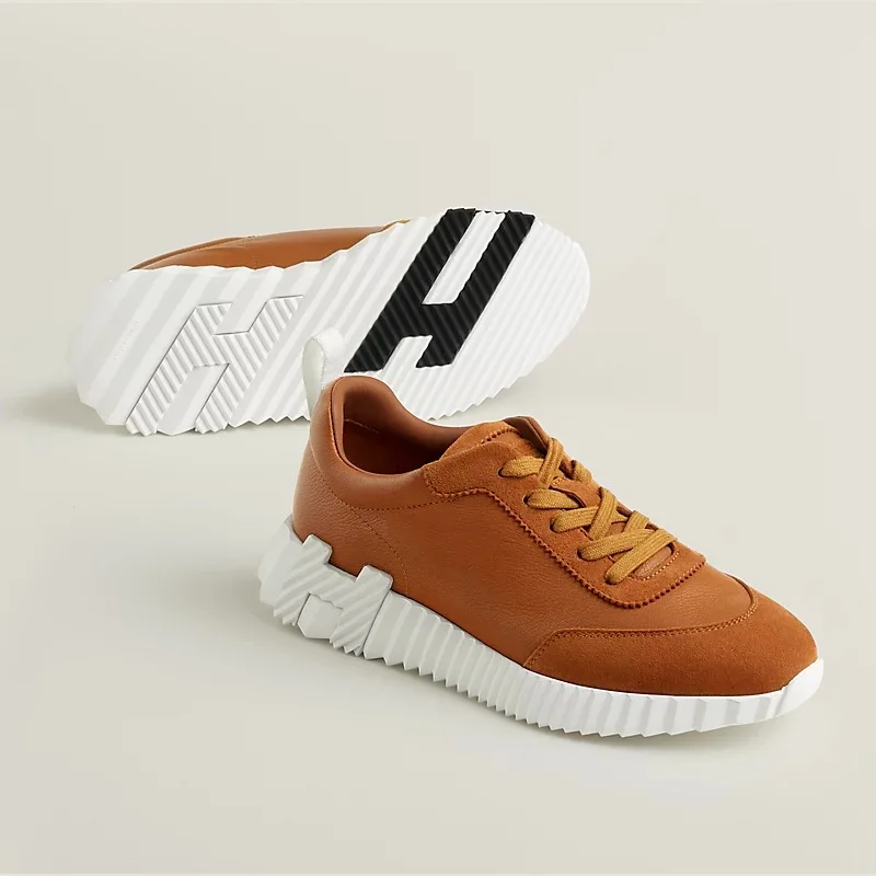 Hermes Bouncing Sneaker Chevre Naturel - photo 4