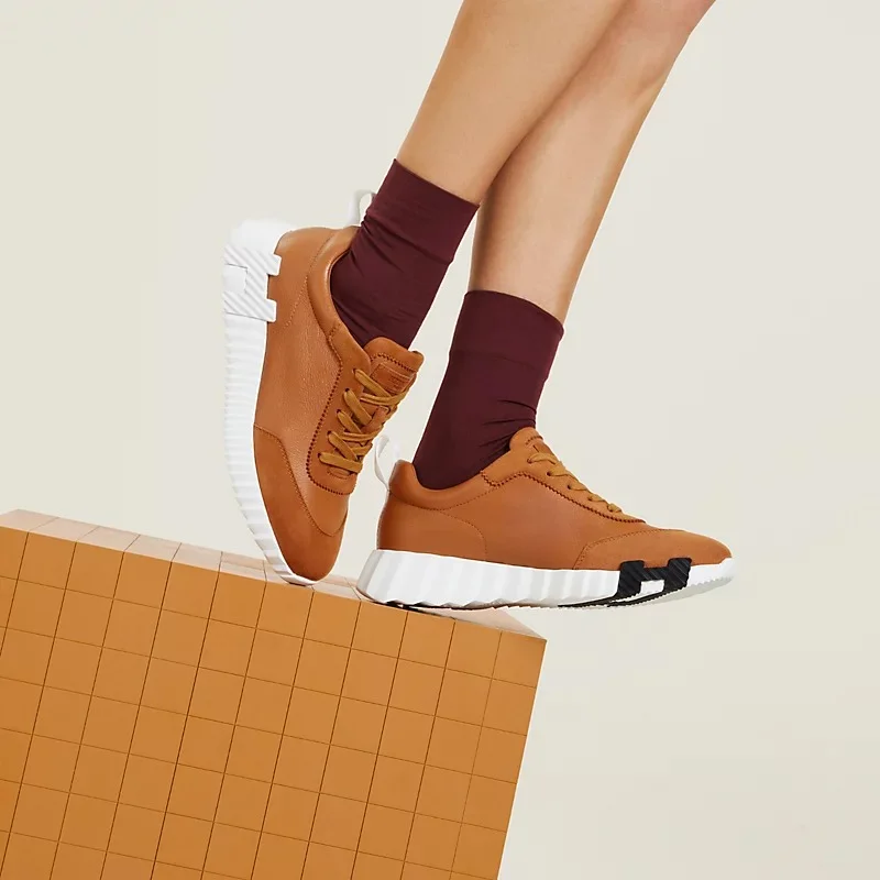 Hermes Bouncing Sneaker Chevre Naturel - photo 7