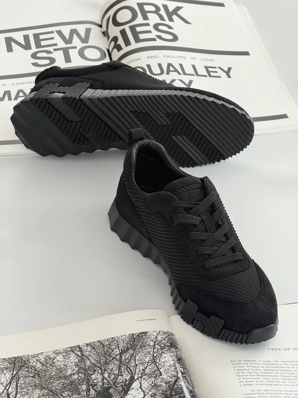 Hermes Hermes Bouncing Sneakers All Black