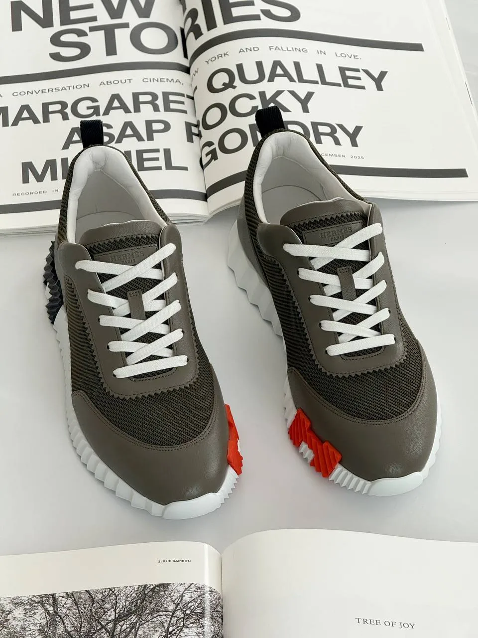 Hermes Hermes Bouncing Sneaker Mesh Vert Toundra