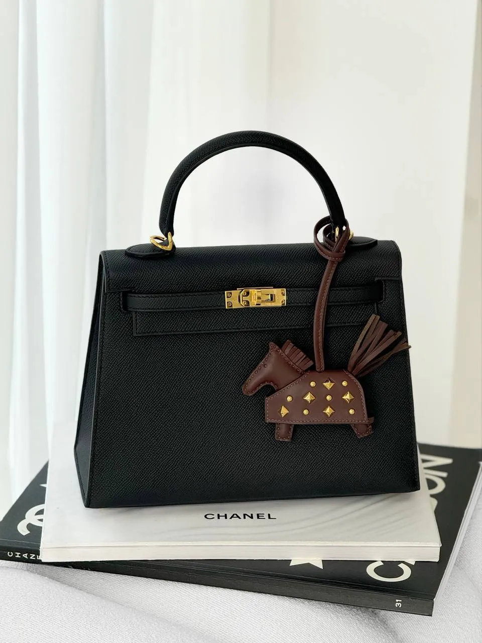 Hermes Hermes Rodeo Robeo Rock PM Charm Terre / Terre