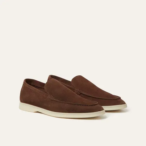 Loro Piana Summer Walk Loafer Suede Corteccia Brown - photo 3