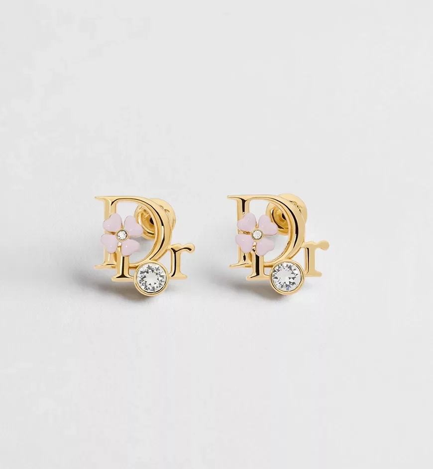 Dior Precious Clover Stud Earrings Gold - photo 3