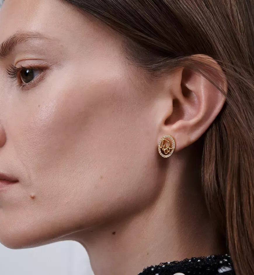 Dior Oblique Earrings Gold - photo 6