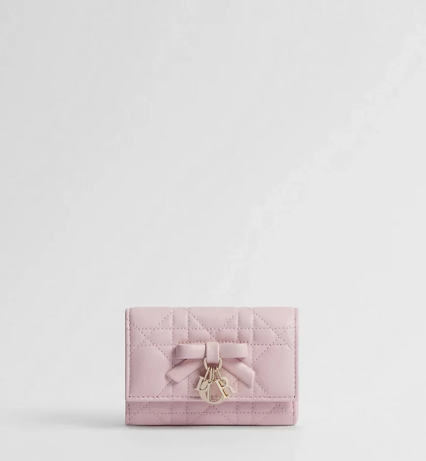 Dior Lady Dior Glycine Wallet Rose Tendre Cannage - photo 3