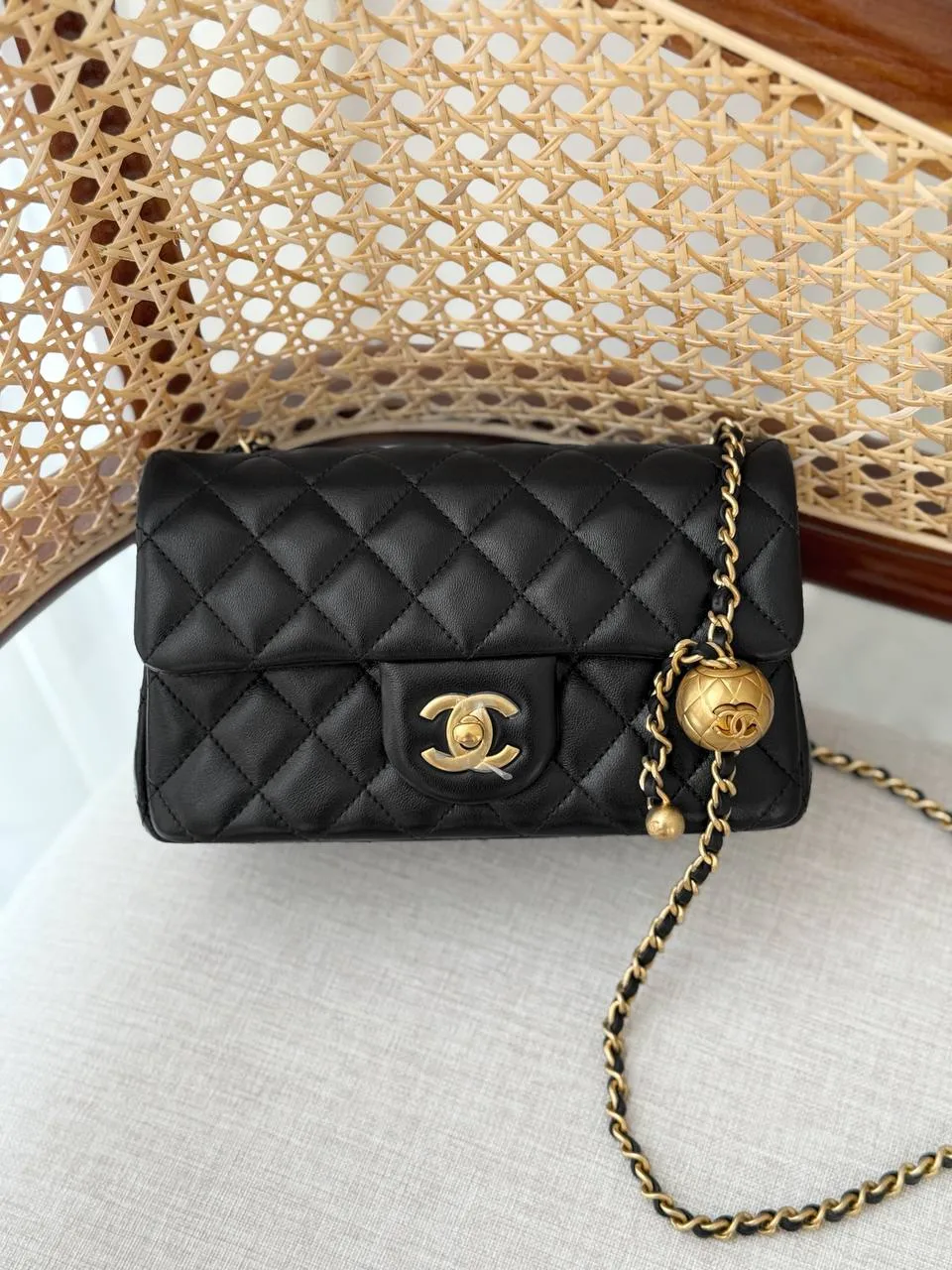 Chanel Mini Rectangle Pearl Crush Black GHW - photo 2