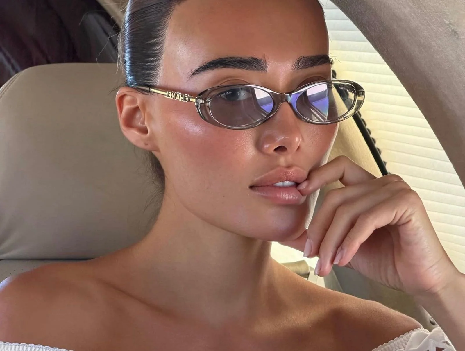 Chanel Oval Sunglasses Frame Acetate & Metal Light Grey - photo 11