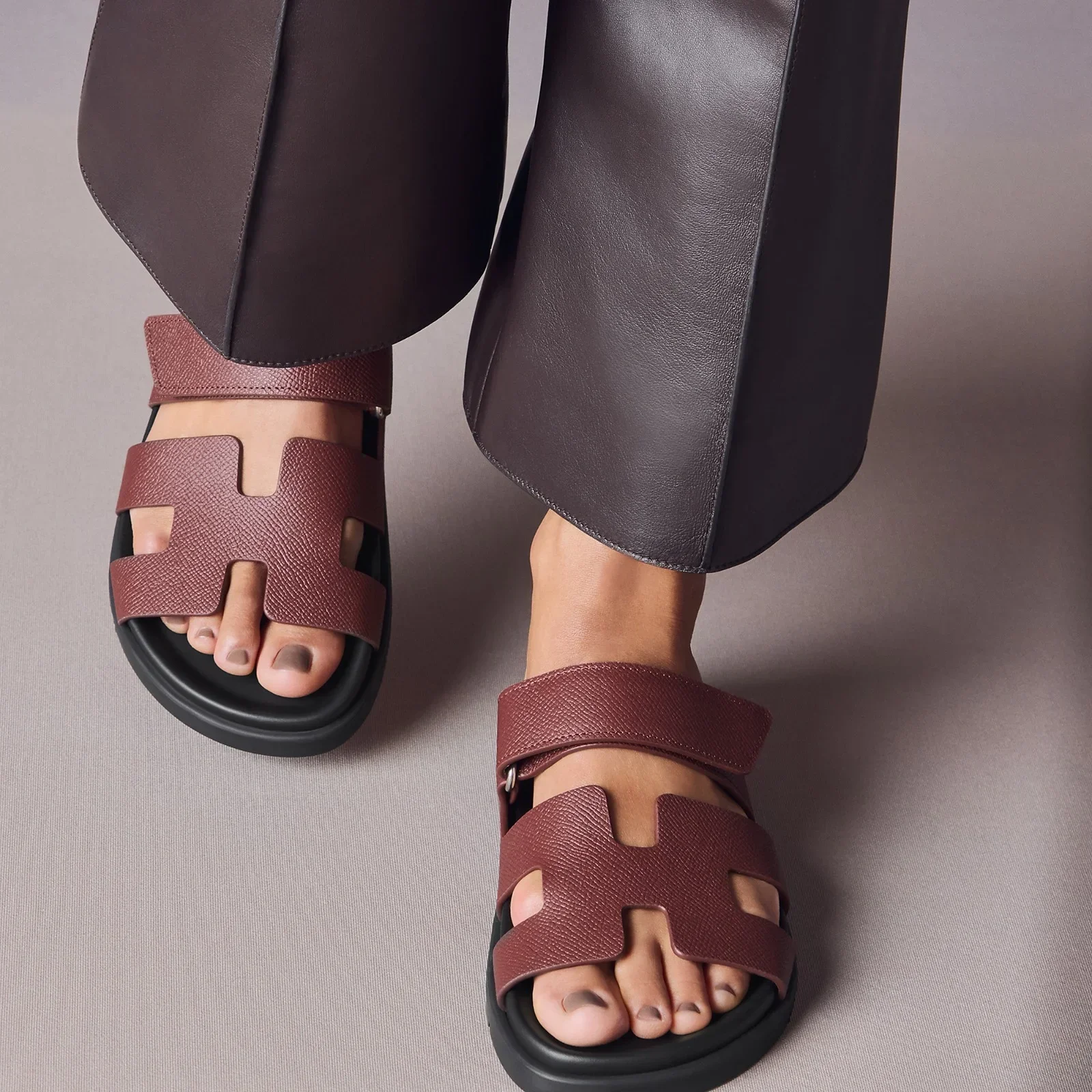 Hermes Chypre Sandal Rouge H Epsom - photo 6