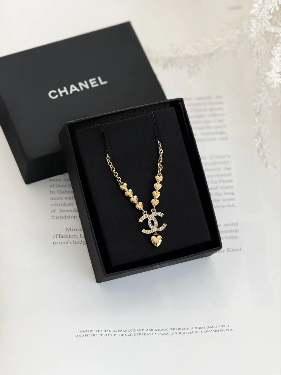CHANEL Chanel Pendant Love Necklace