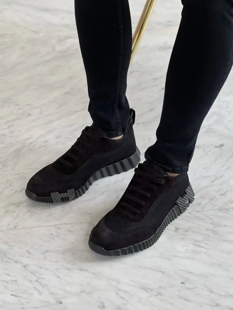 Hermes Bouncing Sneakers All Black - photo 3