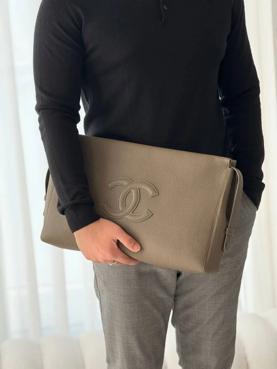 CHANEL Chanel Metiers d'Art 2026 Medium Clutch Olive / Khaki