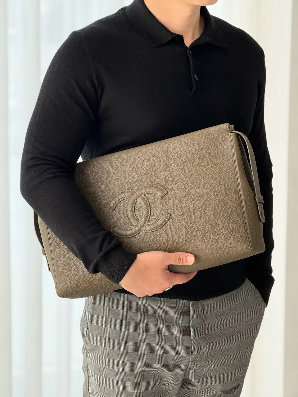Chanel Clutch Large Olive / Khaki - photo 3